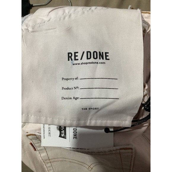 REDONE X Levi’s The Short Light Pink Size 26 - Picture 7 of 10